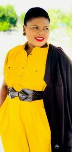 Beautiful mustard yellow dress